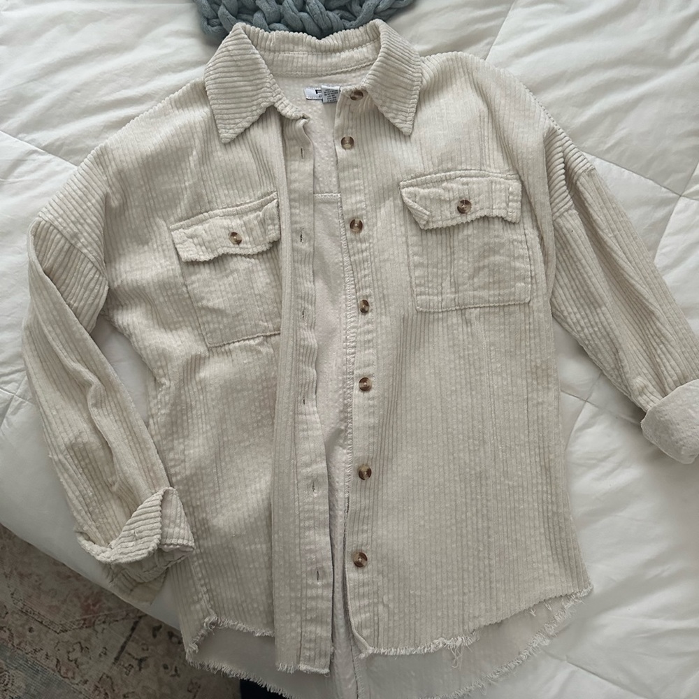 Never been worn corduroy shacket